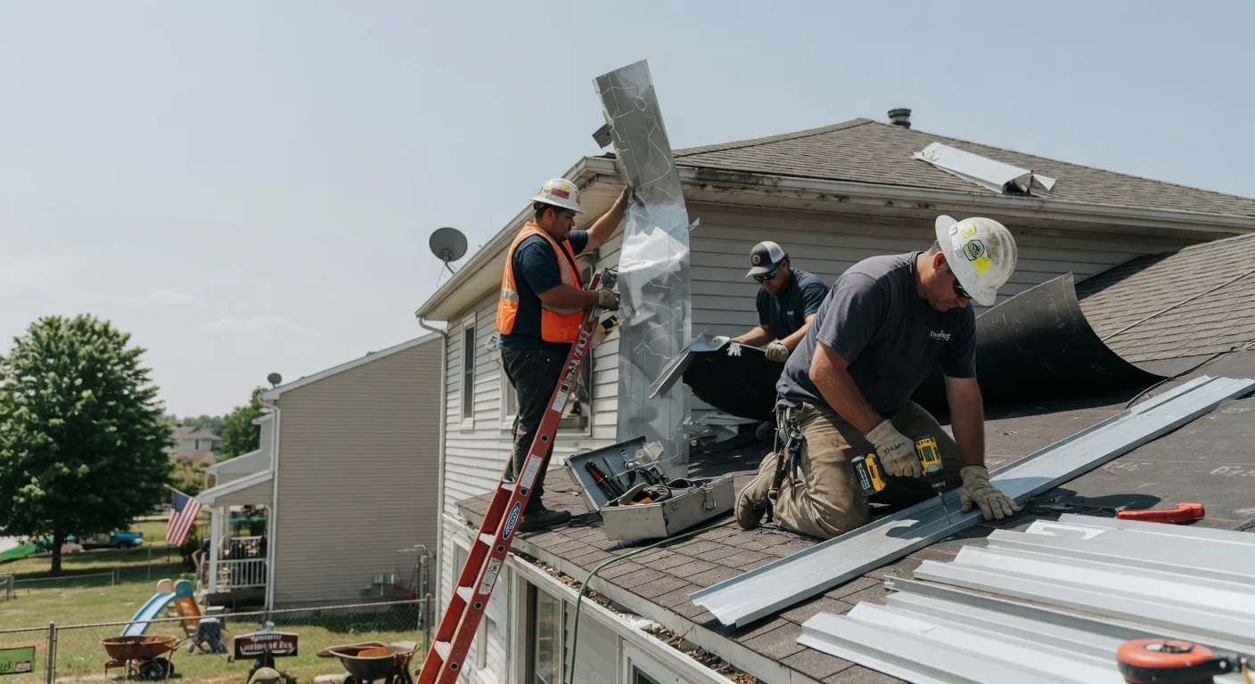 Storm Damage Metal Roof Repair in Oakdale, TN